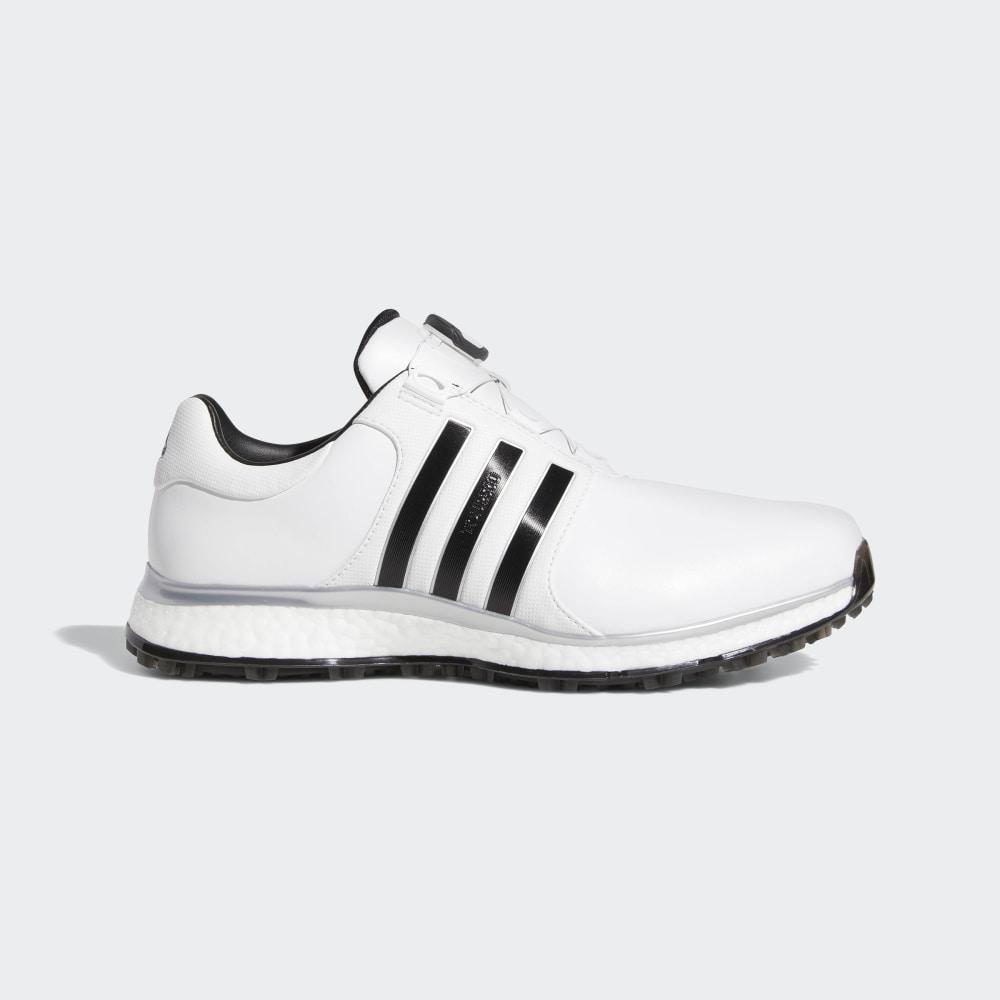 Pantofi Golf Adidas Tour360 XT-SL Boa Wide Barbati Romania - Albi/Negrii/Argintii Metal F34188